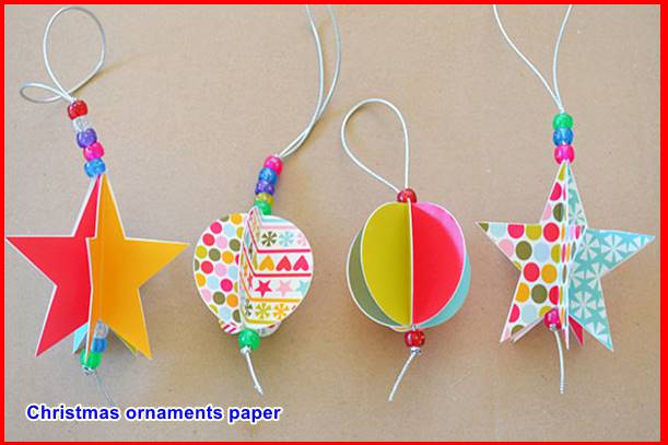 How to make Christmas ornaments with wrapping paper?