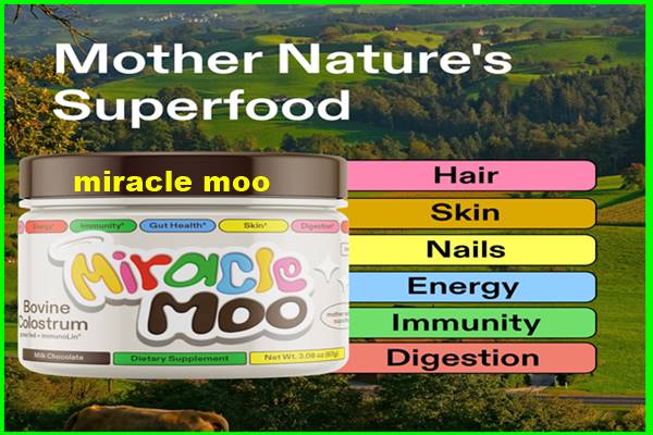 Miracle Moo - Bovine Colostrum, Hair Growth, Gut Health