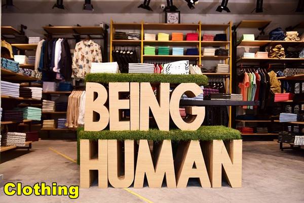 Who is the CEO of Being Human Clothing?